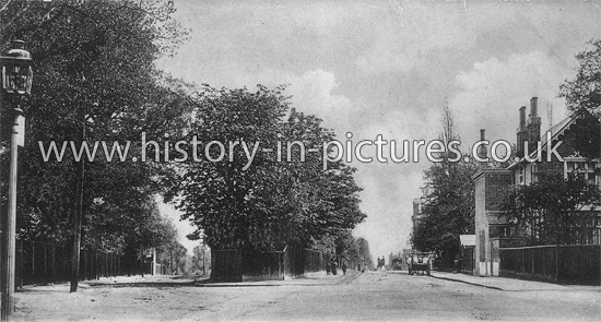 Queens Road and Westbury Lane, Buckhurst Hill, Essex. c.1904